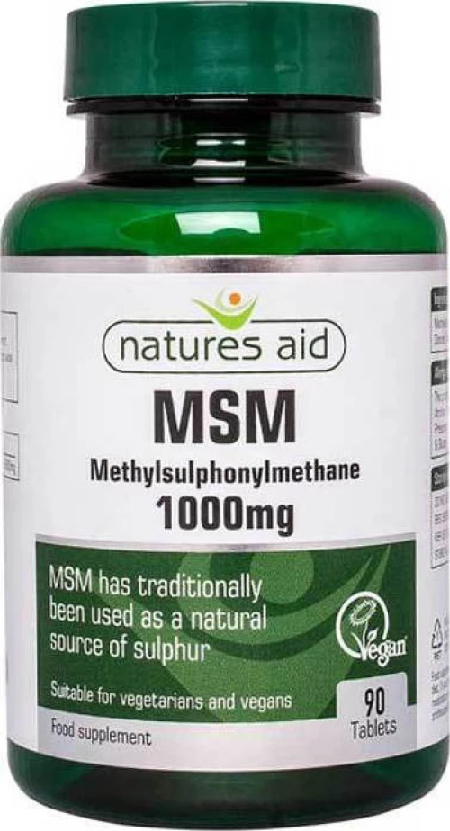 Natures Aid MSM 1000mg 90 ταμπλέτες
