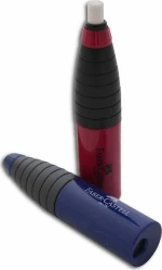 Faber-Castell 184401 Ξύστρα Βαρελάκι με Γόμα (Διάφορα Χρώματα)