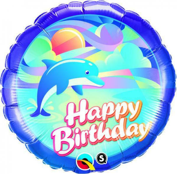 Φοιλ Birthday Jumping Dolphin 46cm