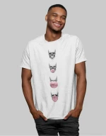 Skull Bubble T-shirt - PALE PINK