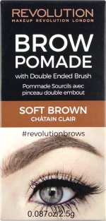 Revolution Beauty Brow Pomade Soft Brown