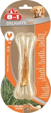 8in1 Delights Bone Strong Κοτόπουλο Medium