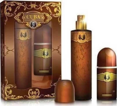 Cuba Gold Set Eau de Toilette 100ml & Roll- On 50ml