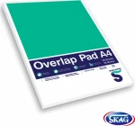 Skag Μπλοκ Σημειώσεων Overlap με Λευκές Σελίδες 50 Φύλλα Α4 Λευκό