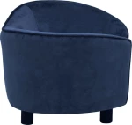 vidaXL Καναπές Βελουτέ Μπλε 69x49cm