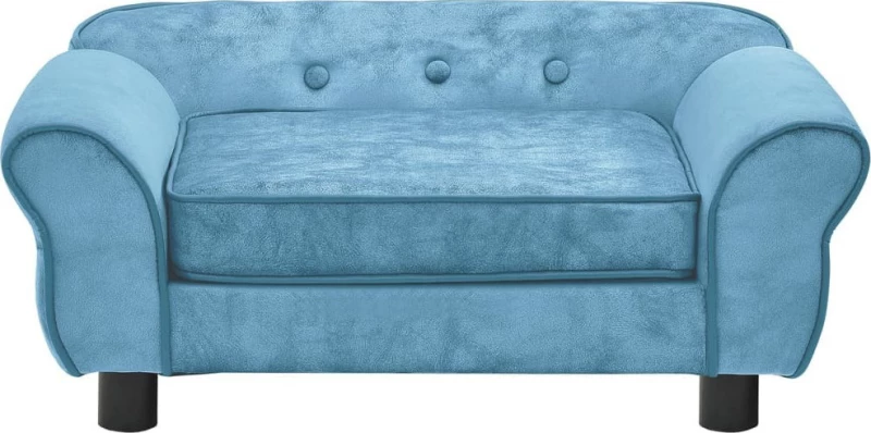 vidaXL Καναπές Βελουτέ Τιρκουάζ 72x45cm