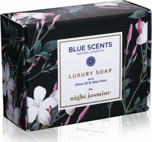 Blue Scents Night Jasmine Luxury Soap with Olive Oil & Aloe Vera 135gr