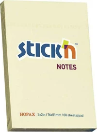 Stick'N 21006 100 φύλλα 5.1x7.6cm Κίτρινο