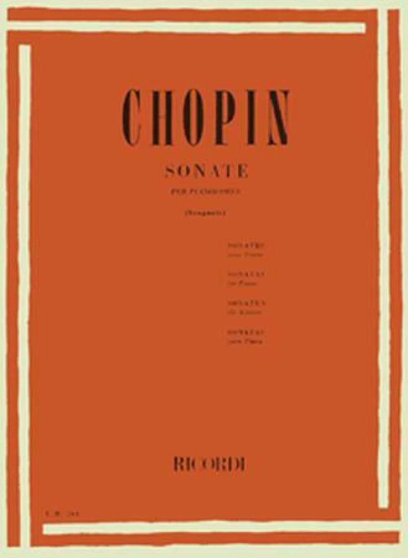 Ricordi Frederic Chopin - Sonate per Pianoforte