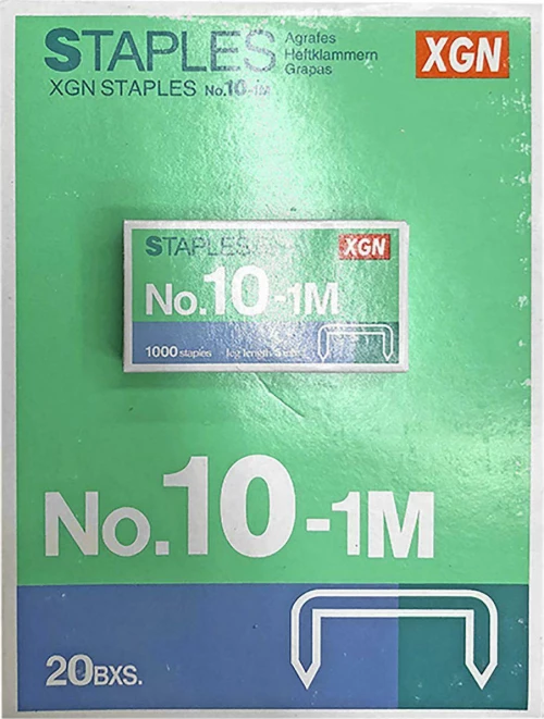 Justnote Σύρματα Συρραπτικού 7121 No.10 1000τμχ