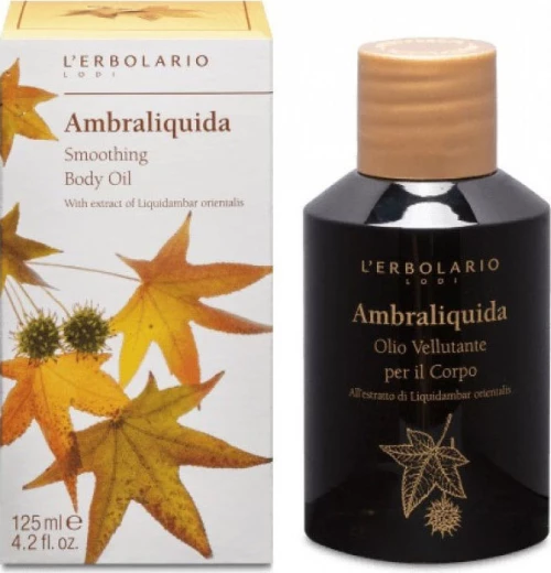 L' Erbolario Ambraliquida Smoothing Body Oil 125ml