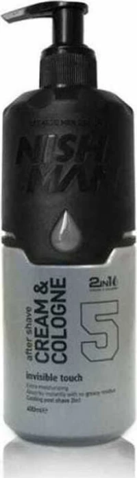 NISHMAN After Shave Cream and Cologne 05 Invisible Touch 400ml