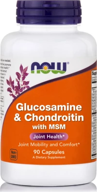Now Foods Glucosamine & Chondroitin with MSM 90 κάψουλες