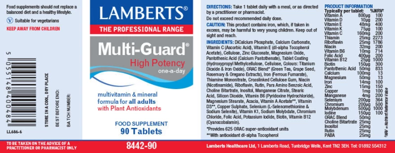 Lamberts MultiGuard 90 ταμπλέτες