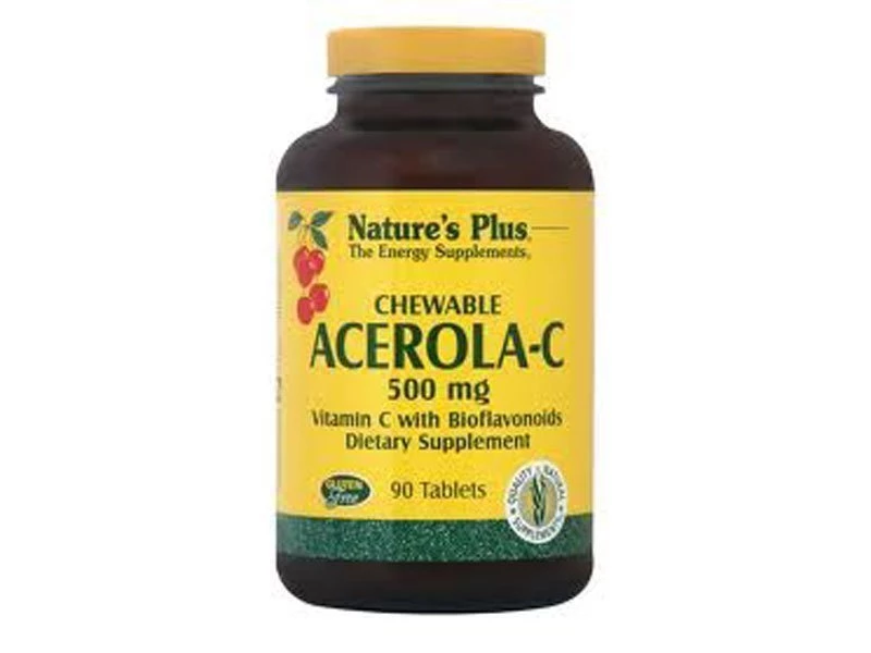 Nature's Plus Acerola C Complex 500mg 90 μασώμενες ταμπλέτες