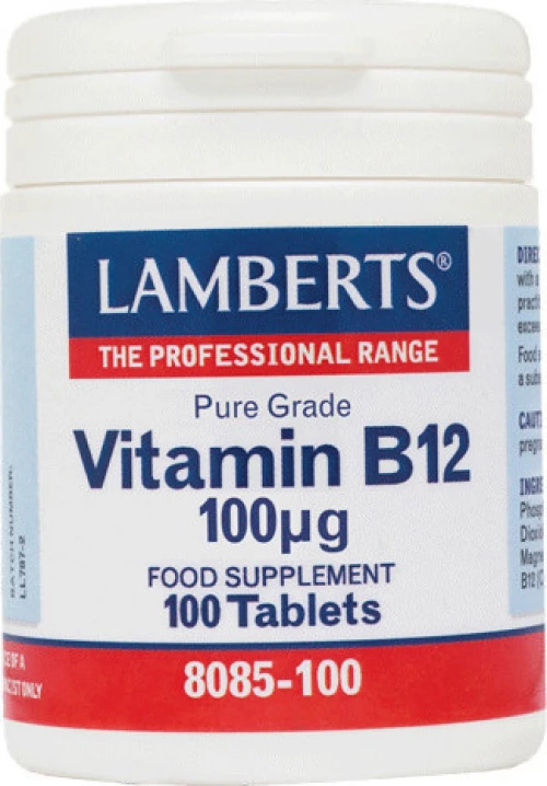 Lamberts Vitamin B12 100mcg 100 ταμπλέτες