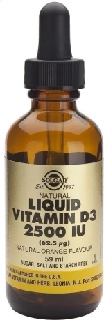 Solgar Vitamin D3 2500iu Liquid 59ml