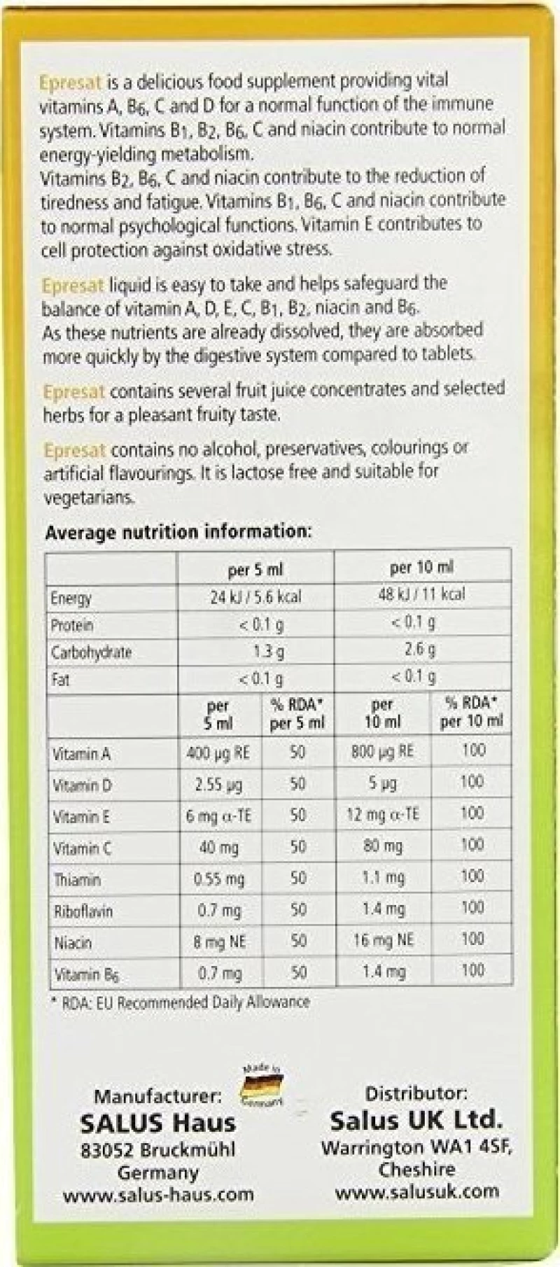 Power Health Epresat 250ml
