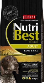 Picart NutriBest Adult Lamb & Rice 15kg