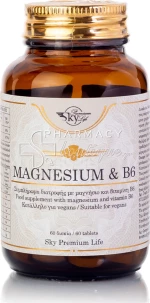 Sky Premium Life Magnesium & Vitamin B6 60 ταμπλέτες