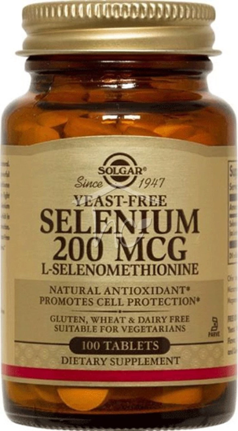 Solgar Selenium 200mcg 100 ταμπλέτες