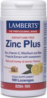 Lamberts Zinc Plus Lozenges 100 παστίλιες