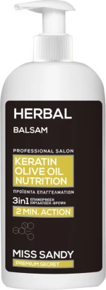 Miss Sandy Balsam Herbal Keratin-Olive Oil Nutrition 750ml