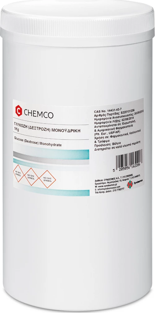 Chemco Γλυκόζη Δεξτρόζη Μονοϋδρική 1000gr