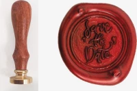 Σφραγίδα βουλοκέρι 2.5cm Save The Date
