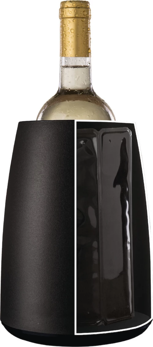 Vacu Vin Σετ Αξεσουάρ Κρασιού Elegant Μαύρο 3890660 5τμχ