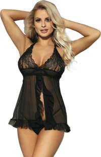 SUBBLIME OPEN BLACK BABYDOLL