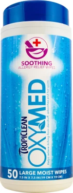 Tropiclean Oxymed Soothing Wipes 50pc