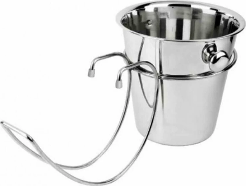 GTSA Βάση Σαμπανιέρας Inox με Διαστάσεις 19.5x19.5cm