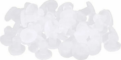 Προστατευτικό Πώμα από Καουτσούκ Σιλικόνης Τύπου “T” (3mm) (10τμχ) (Διάφανο) (OEM)