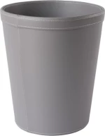 Osco Δερμάτινο Καλάθι Αχρήστων Γκρι