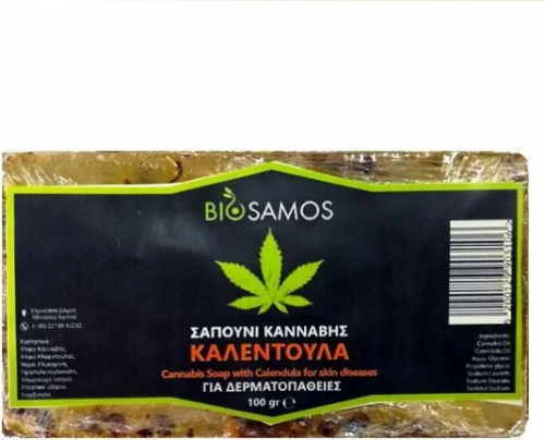 Bio Samos Καλέντουλα Σαπούνι Κάνναβης 100gr
