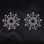 Fetish Addict Snowflake Nipple Covers White