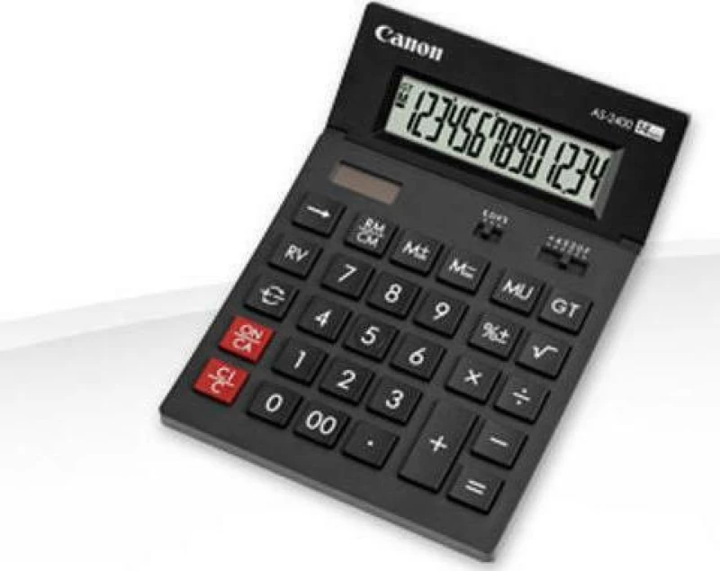 Canon Αριθμομηχανή Απλή AS-2400 14 Ψηφίων σε Μαύρο Χρώμα