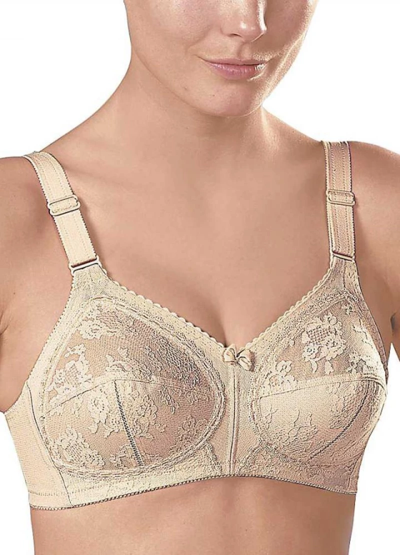 Triumph Doreen Lace Μπεζ Σουτιέν Χωρίς Ενίσχυση
