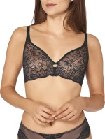 Triumph Amourette Charm Μαύρο Σουτιέν Χωρίς Ενίσχυση