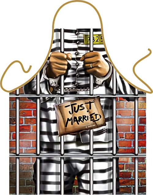 ITATI Just Married Αστεία Ποδιά Παντρεμένος