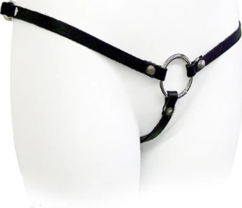 Strap-On Belt Black 4cm