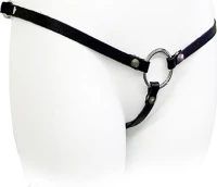 Strap-On Belt Black 4cm