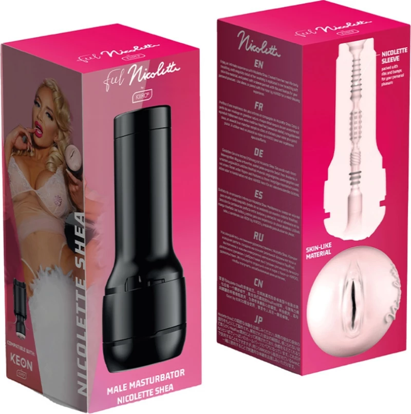 Kiiroo Feel Nicolette Shea by Kiiroo Stars Collection Strokers