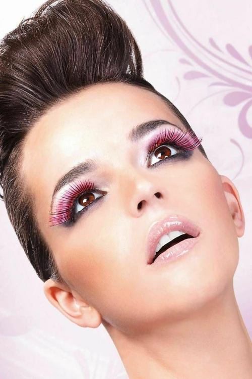 Light Pink Feather Eyelashes