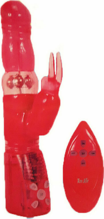 ToyJoy Remote Rabbit Extreme Vibrator Red