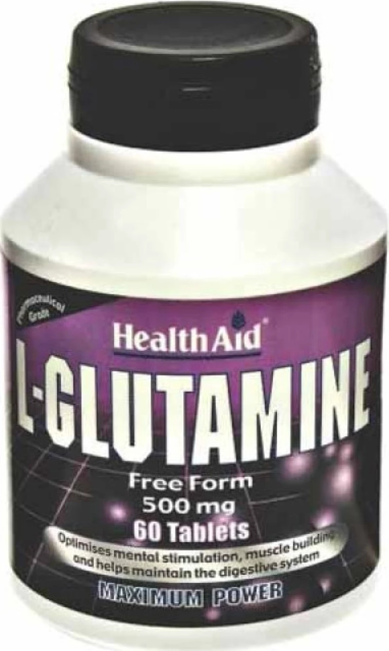 Health Aid L-Glutamine 60 ταμπλέτες