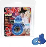 Jelly Bear Cockring Blue