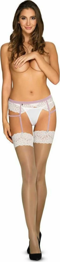 Obsessive Lilyanne Stockings White