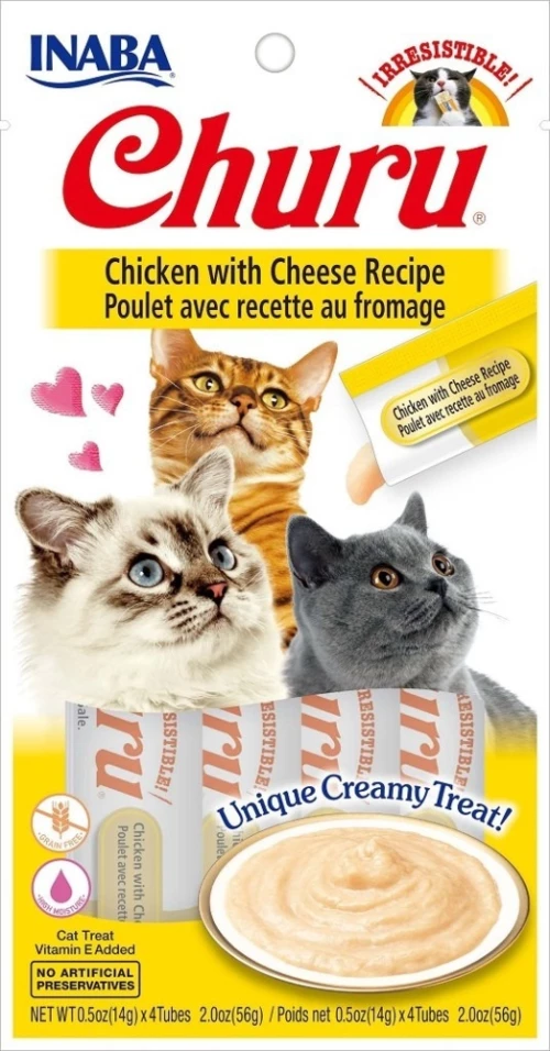 Inaba Churu Cat Chicken with Cheese 4x14gr